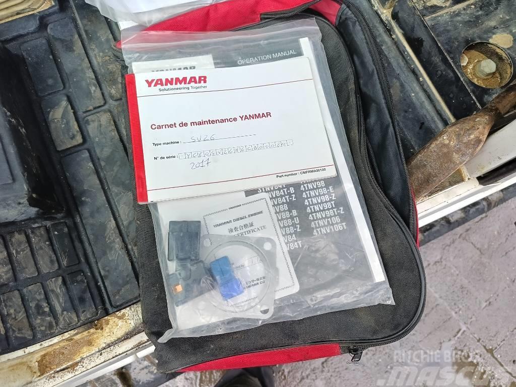 Yanmar SV 26 2,6 ton minigraver mini excavator bagger Minigraafmachines < 7t