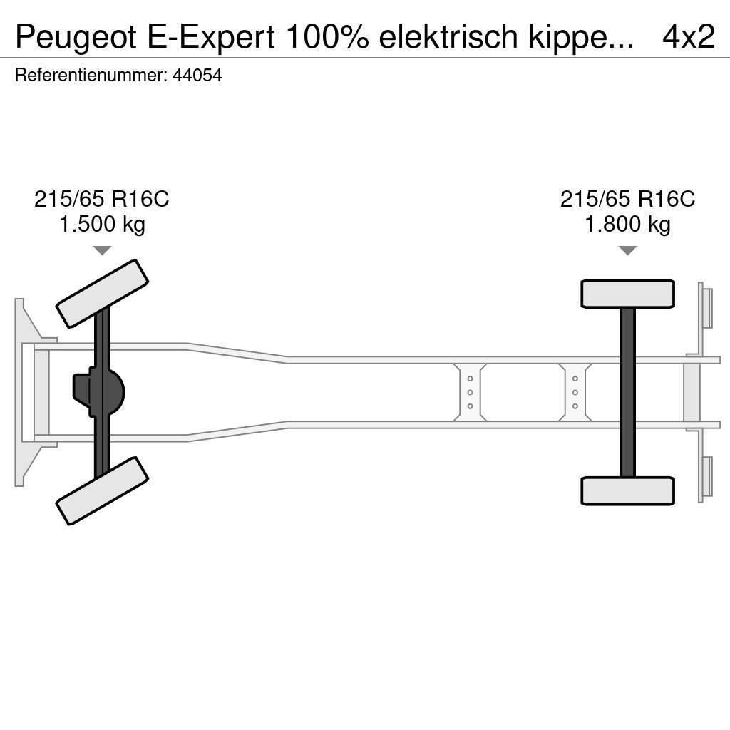 Peugeot E-Expert 100% elektrisch kippende zijlader Vuilniswagens