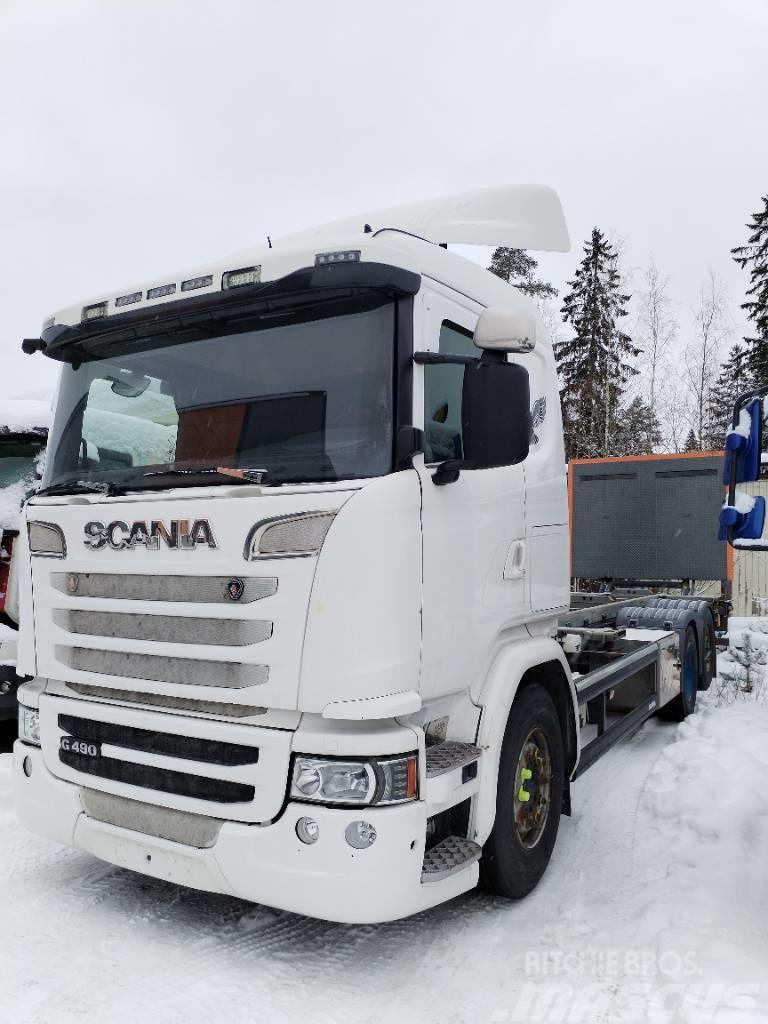 Scania G 490 konttilaite Containerchassis