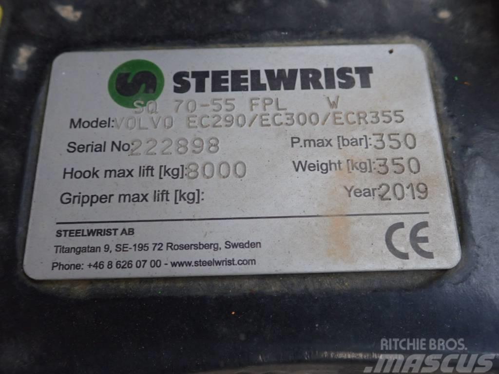 Steelwrist Vollhydr. SW SQ70 passend Volvo EC300 Snelkoppelingen