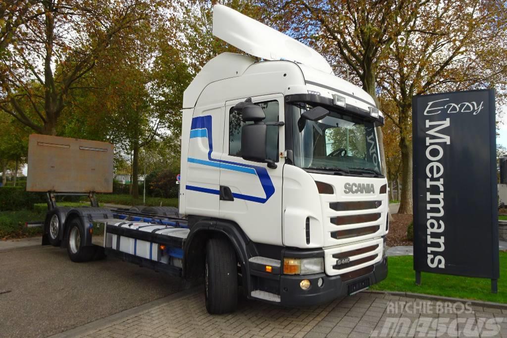 Scania G440 Highlne 6x2 Chassis Chassis met cabine