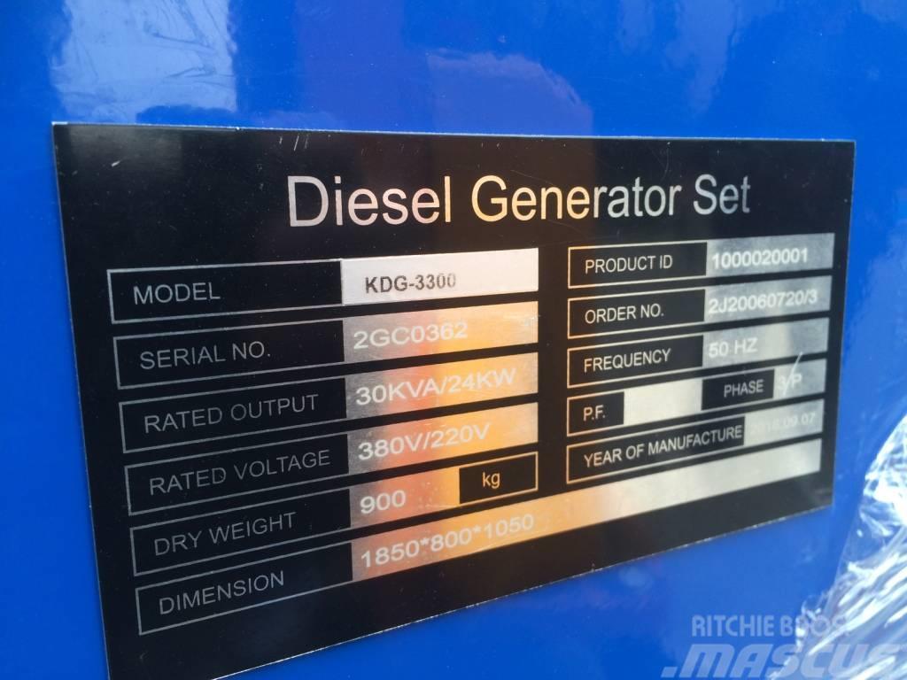 Kubota silent diesel generator KDG3300 Diesel generatoren