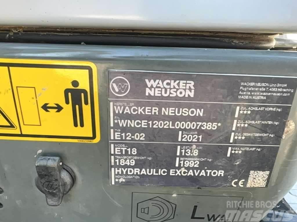 Wacker Neuson ET 18 Rupsgraafmachines