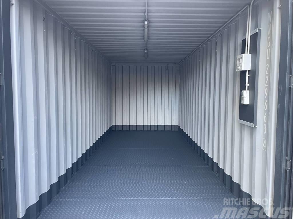  20 Fuß Seercontainer mit STAHLFUSSBODEN + LICHT! Opslag containers