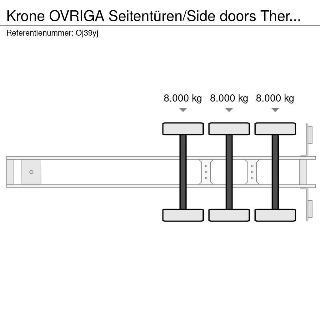 Krone OVRIGA Seitentüren/Side doors Thermo King SL400 Koel-vries opleggers