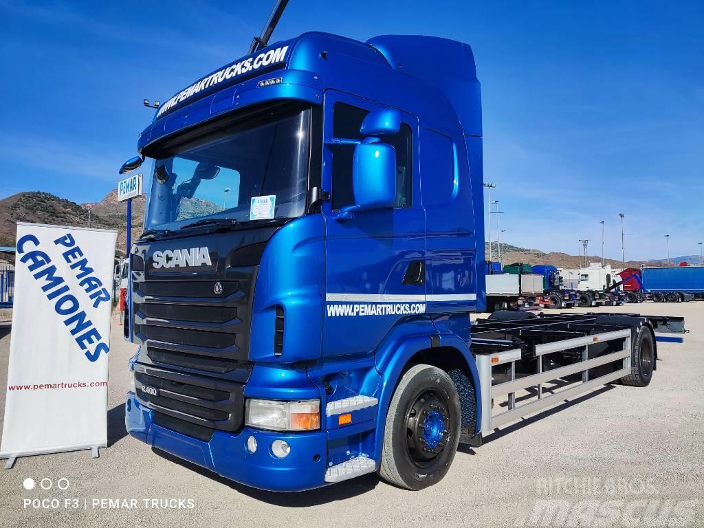Scania R 400 CHASIS CAJA INTERCAMBIABLE Chassis met cabine