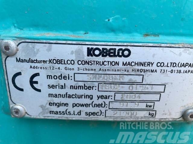 Kobelco SK200 SR Rupsgraafmachines