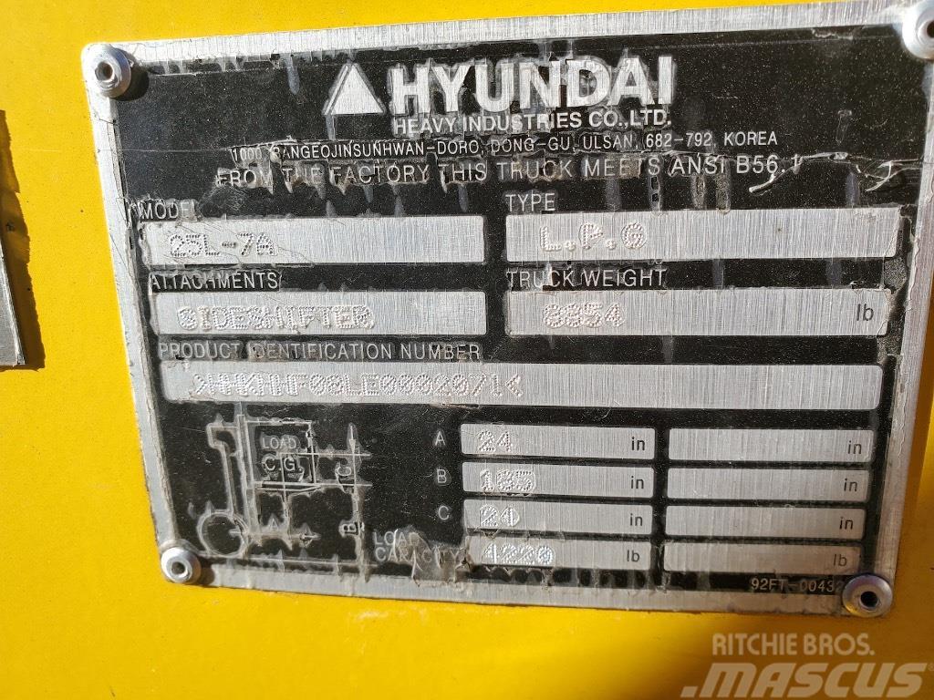 Hyundai 25 L-7 A Heftrucks overige