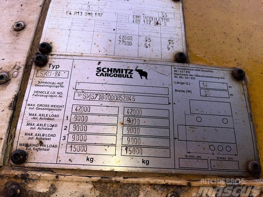 Schmitz Cargobull SKO 24 BOX L=13571 Gesloten opleggers