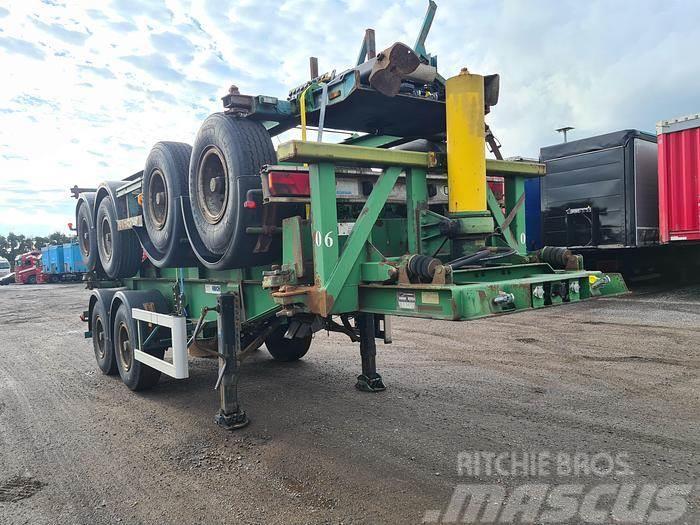 Renders 2 AXLE 20 FT CONTAINER CHASSIS STEEL SUSP DRUM BRA Containerchassis