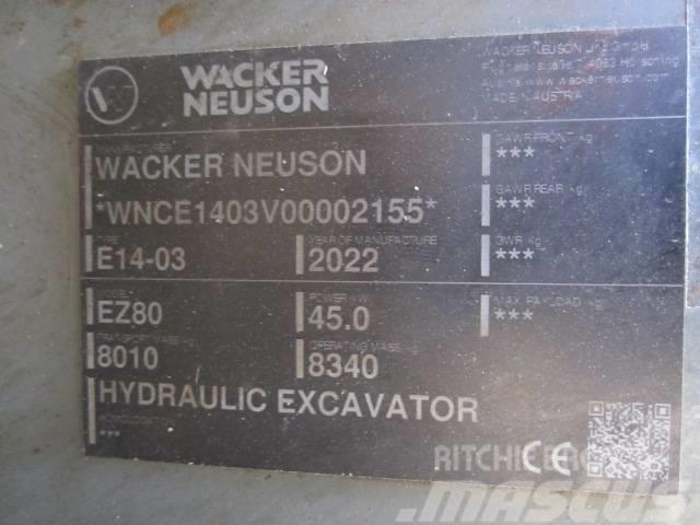 Wacker Neuson EZ 80 Midigraafmachines 7t - 12t