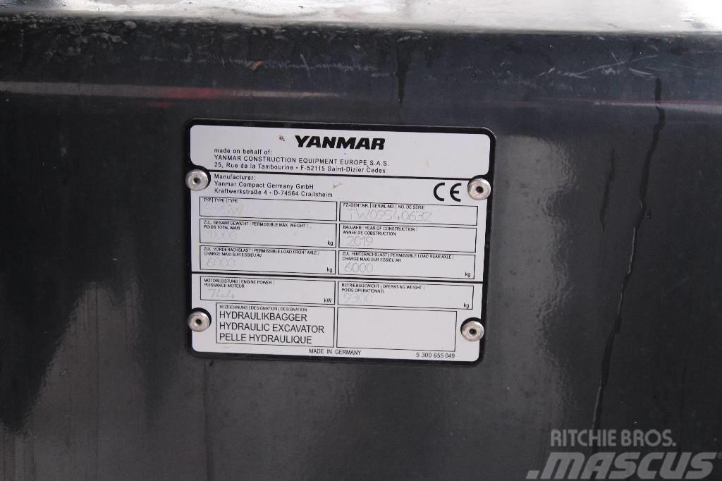 Yanmar B 95 W / Engcon EC-Oil, Rasvari, Lämmitin, ym! Wielgraafmachines