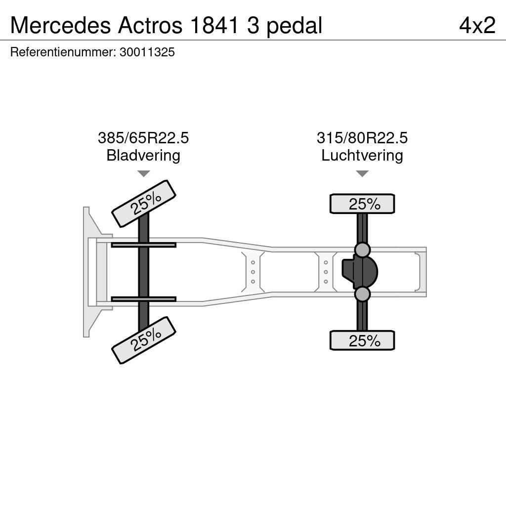 Mercedes-Benz Actros 1841 3 pedal Trekkers