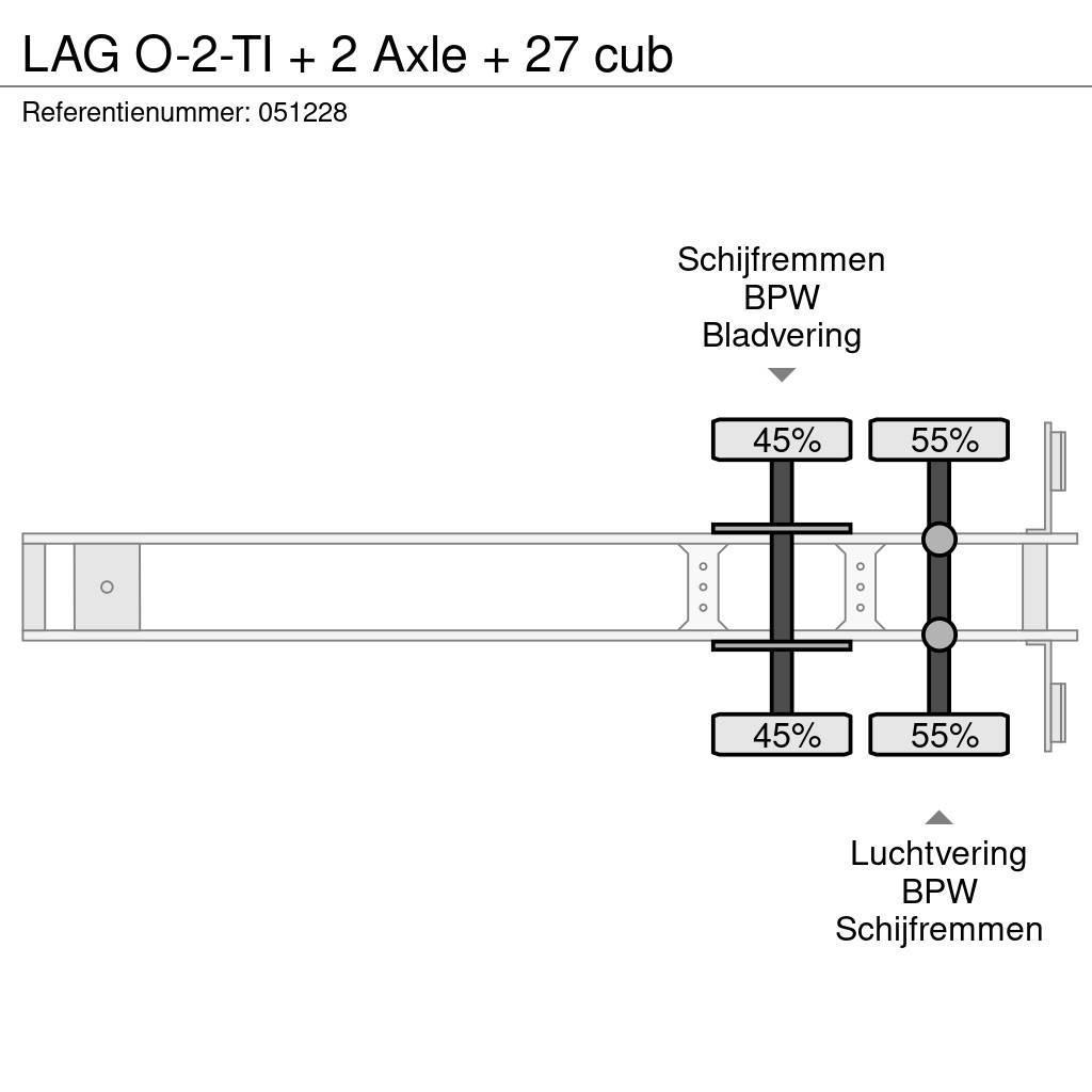 LAG O-2-TI + 2 Axle + 27 cub Kippers