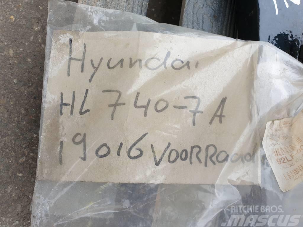 Hyundai HL740-7A bucket linkage Chassis en ophanging