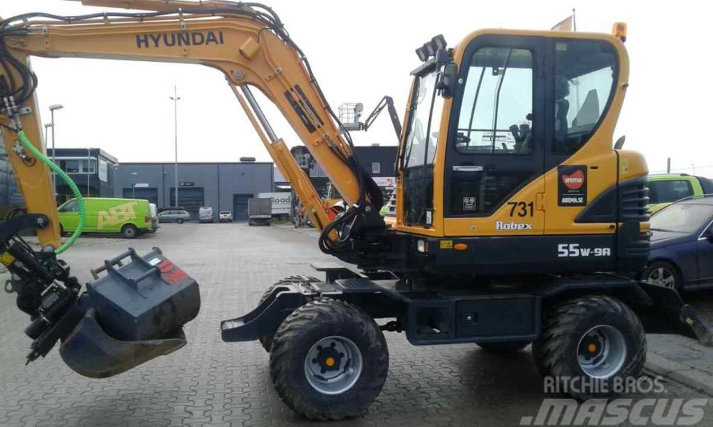 Hyundai R55W-9A *uthyres / only for rent* Wielgraafmachines