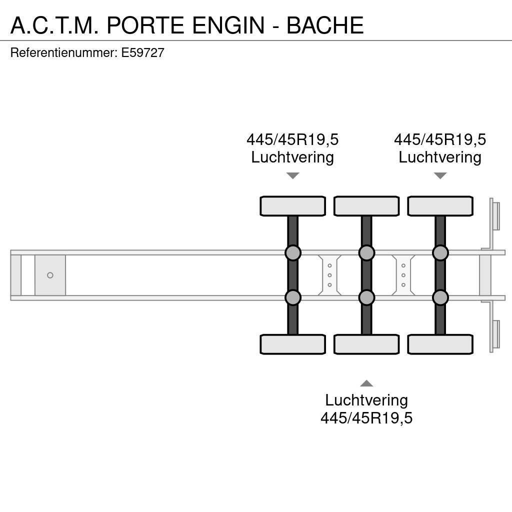  A.C.T.M. PORTE ENGIN - BACHE Diepladers