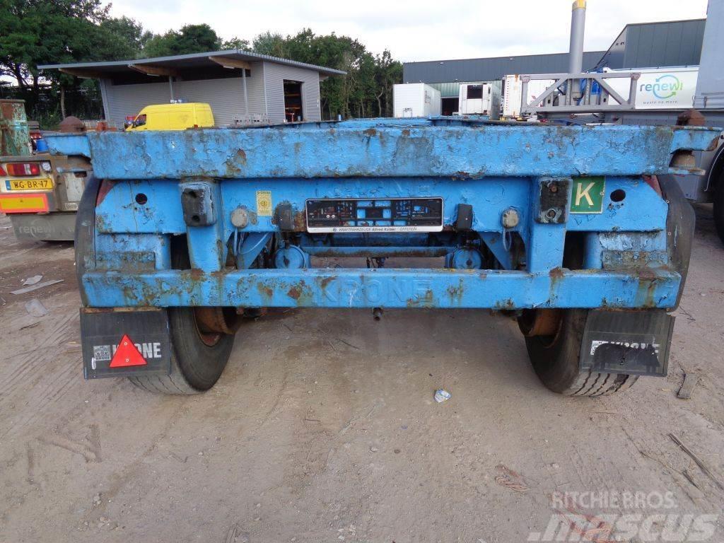 Krone 2 x SZC 16 + 2 AXLE+BLAD+SPRING Containerchassis