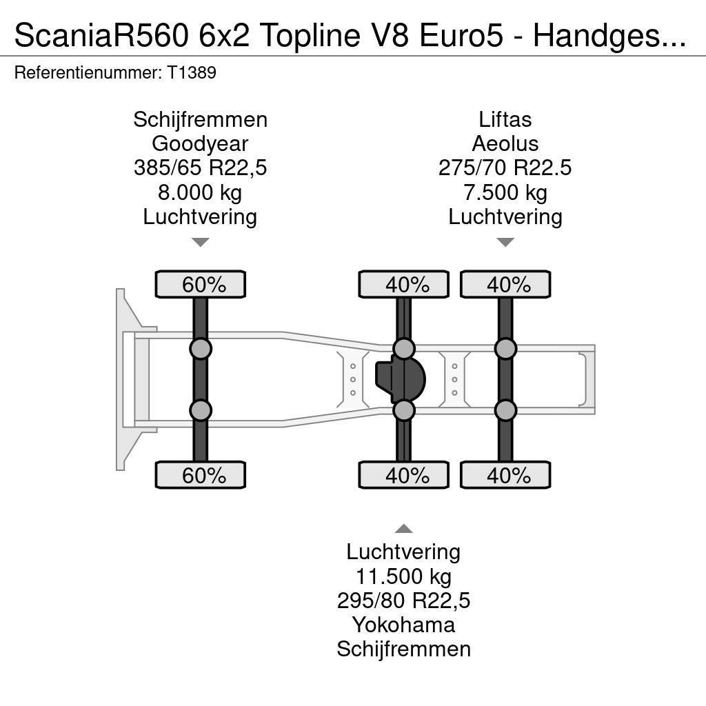 Scania R560 6x2 Topline V8 Euro5 - Handgeschakeld - Vollu Trekkers