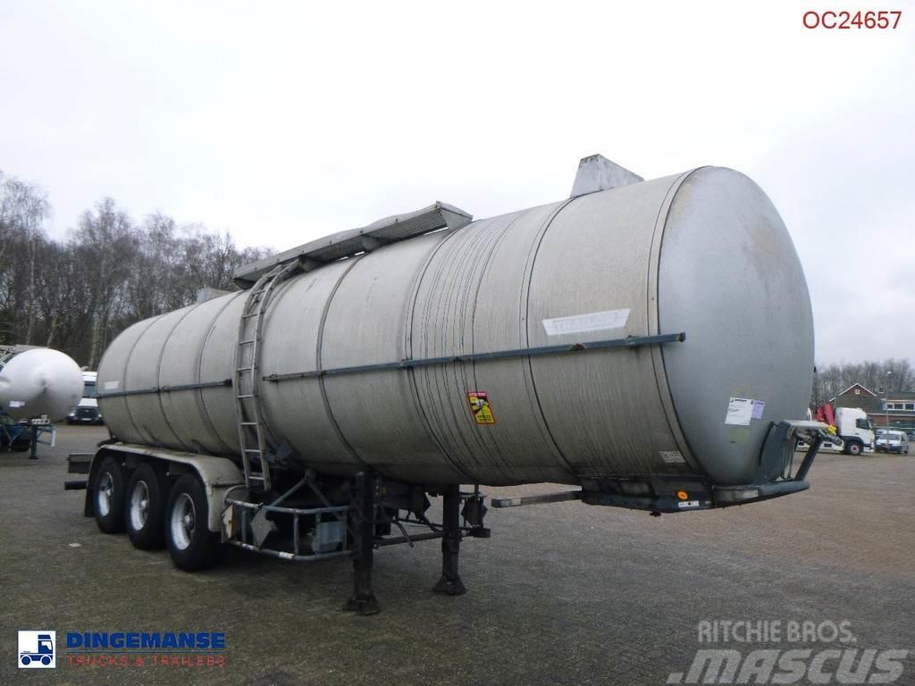 Trailor Heavy oil / bitumen tank steel 31.1 m3 / 1 comp Tankopleggers