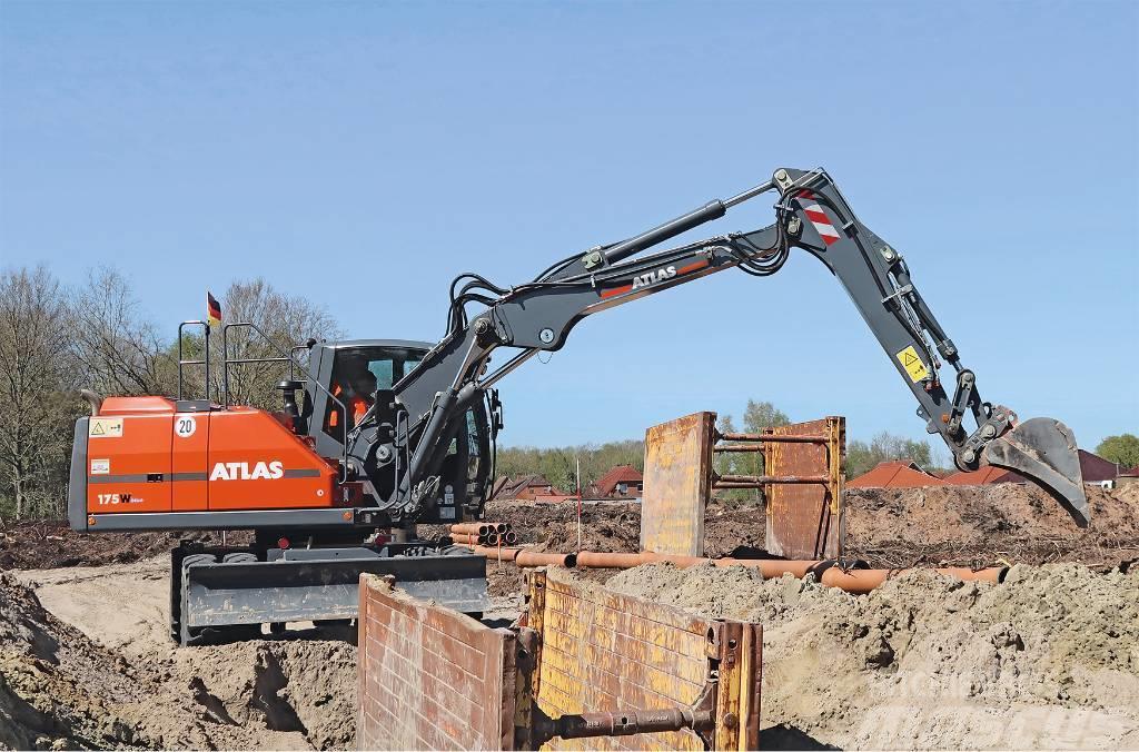 Atlas 175 W Koparka kołowa wheeled excavator Wielgraafmachines