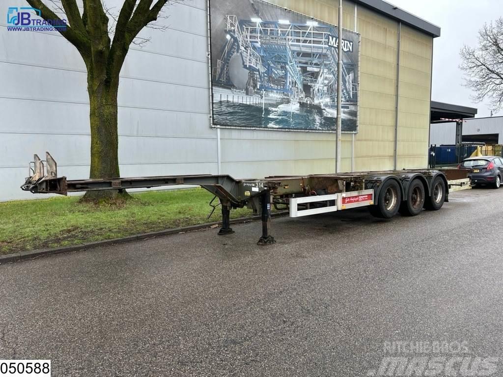 Pacton Container 10,20,30,40, 45 FT, 2x Extendable Containerchassis