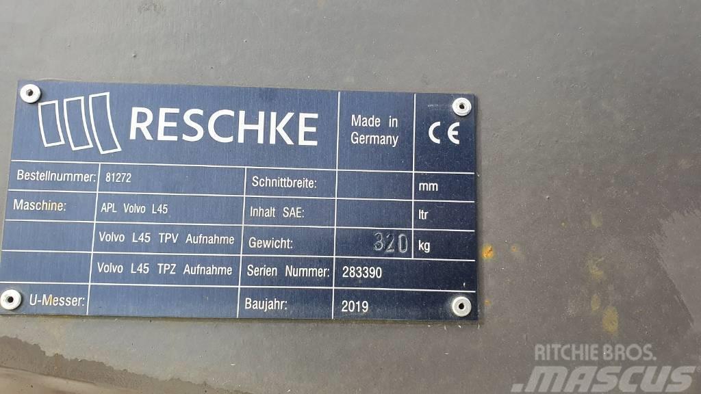 Reschke Adapterplatte von TPV auf TPZ für Volvo L45H Overige componenten
