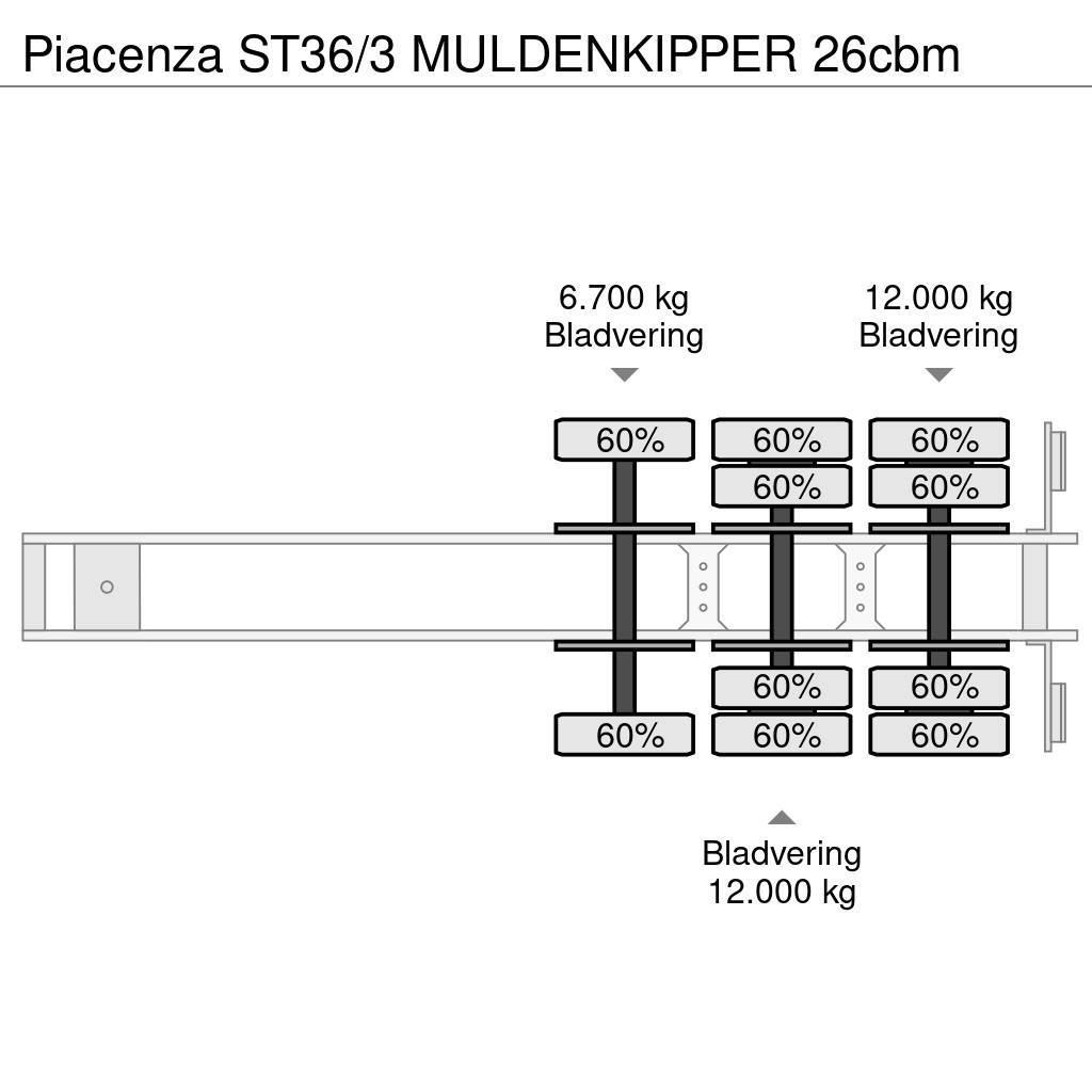 Piacenza ST36/3 MULDENKIPPER 26cbm Kippers