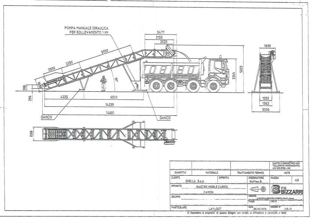  F.lli Bizzarri Nastro Trasportatore NTS80/15 Overig mijnbouwmaterieel