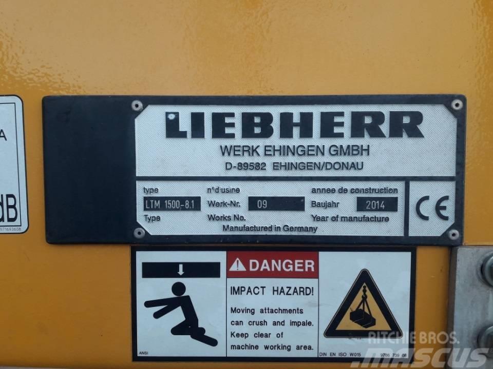 Liebherr LTM 1500-8.1 Kranen voor alle terreinen
