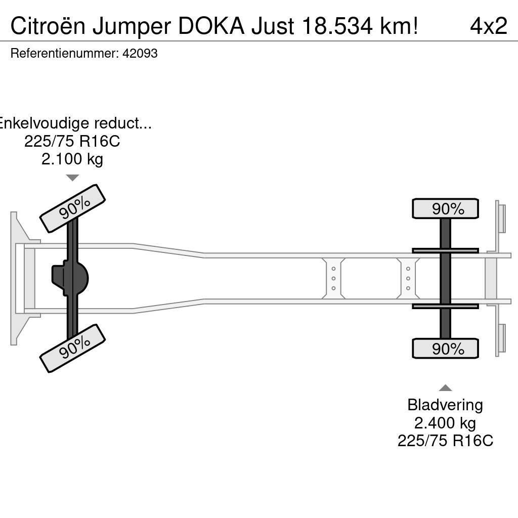 Citroën Jumper DOKA Just 18.534 km! Platte bakwagens