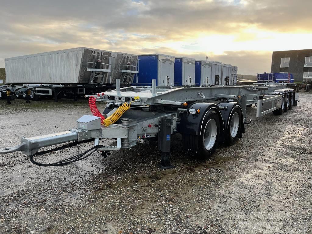 AMT Container trailer & Dolly med special træk Containerchassis