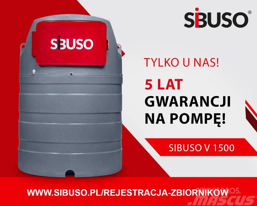 Sibuso 1500L zbiornik dwupłaszczowy Diesel Tanken