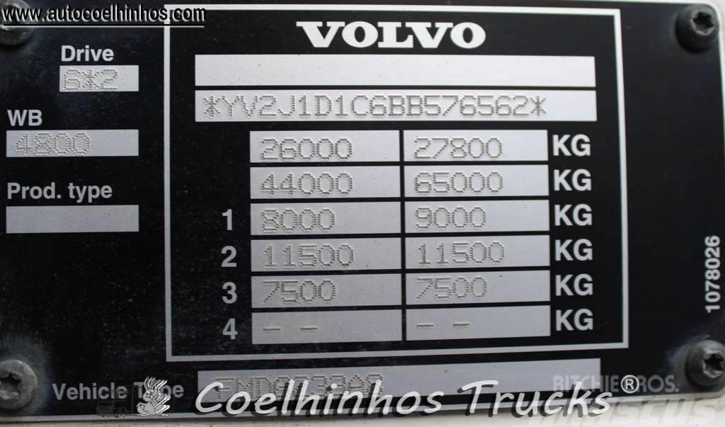 Volvo FMX 330 + Hiab 144 XS Platte bakwagens