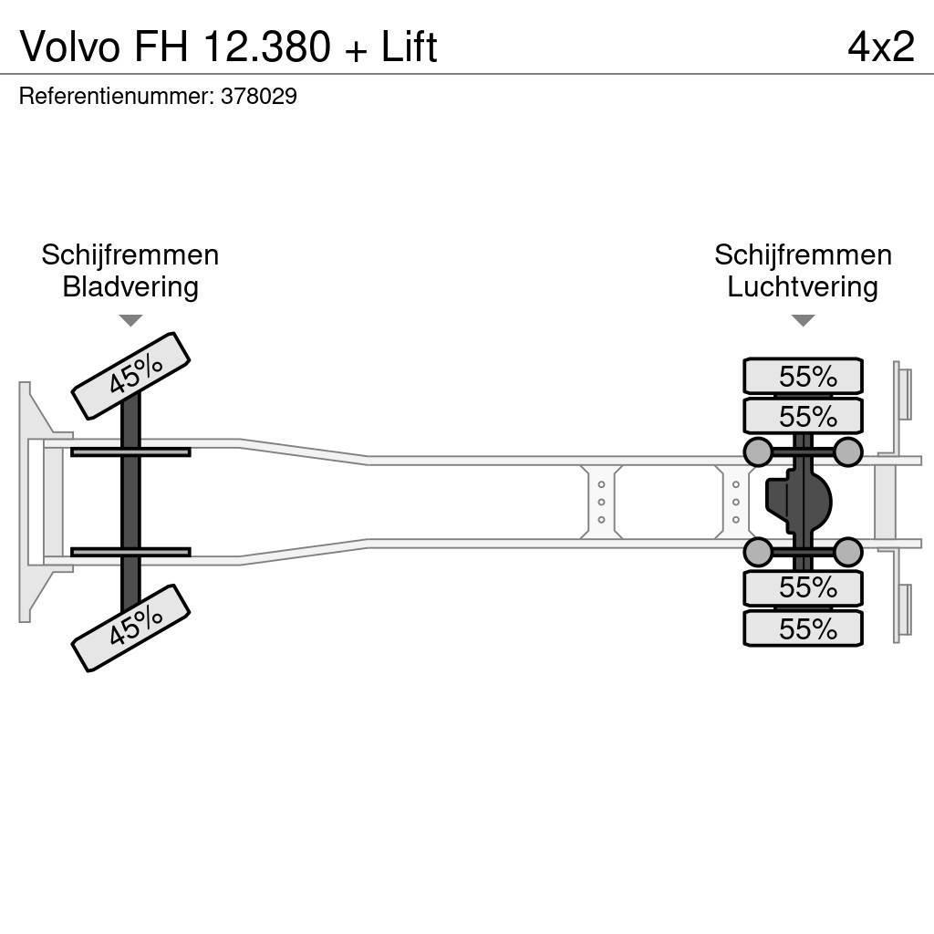 Volvo FH 12.380 + Lift Dieren transport