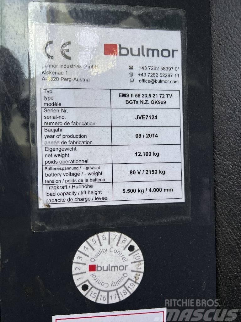 Bulmor EMS II 55.50/23,5-21/74 Mehrwege Stapler Zijlader