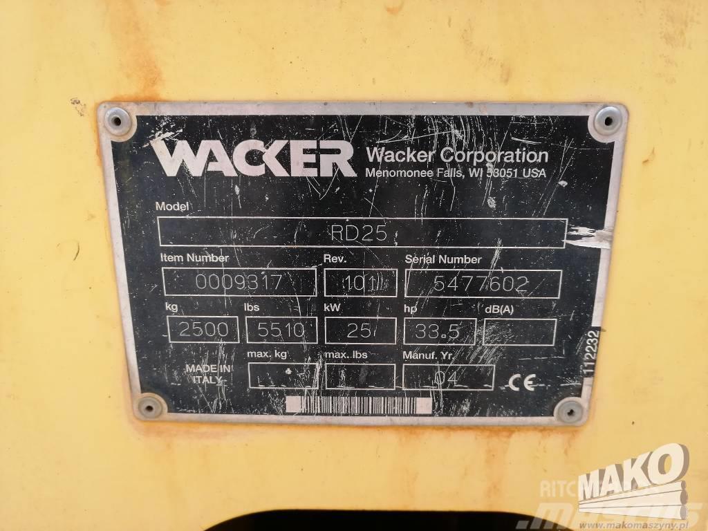 Wacker RD25 Duowalsen