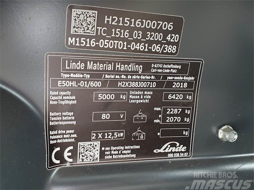Linde E50/600HL Elektrische heftrucks