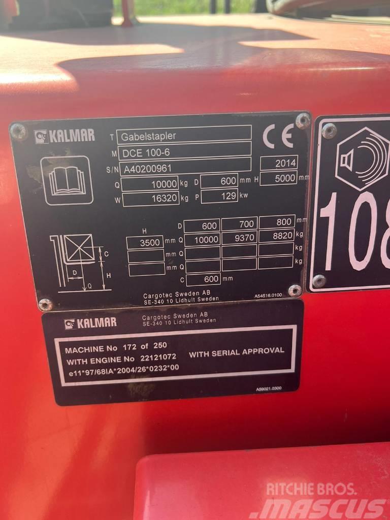 Kalmar DCE100-6 Diesel heftrucks