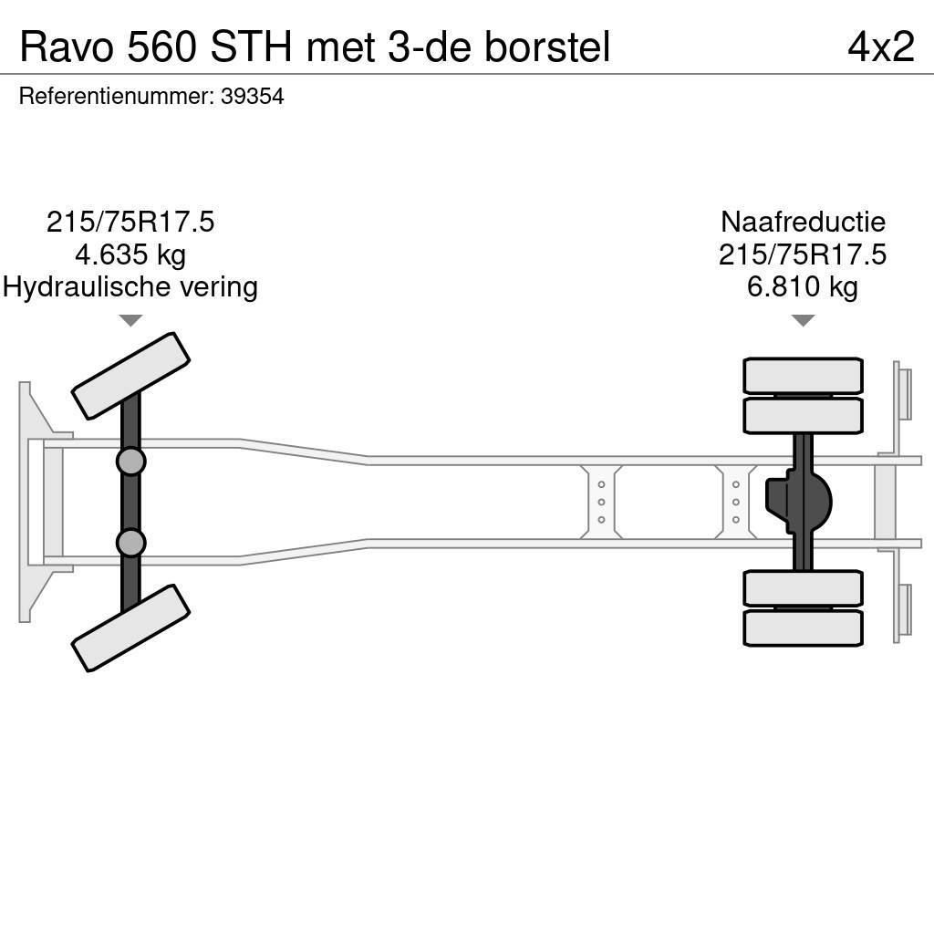 Ravo 560 STH met 3-de borstel Veegwagens