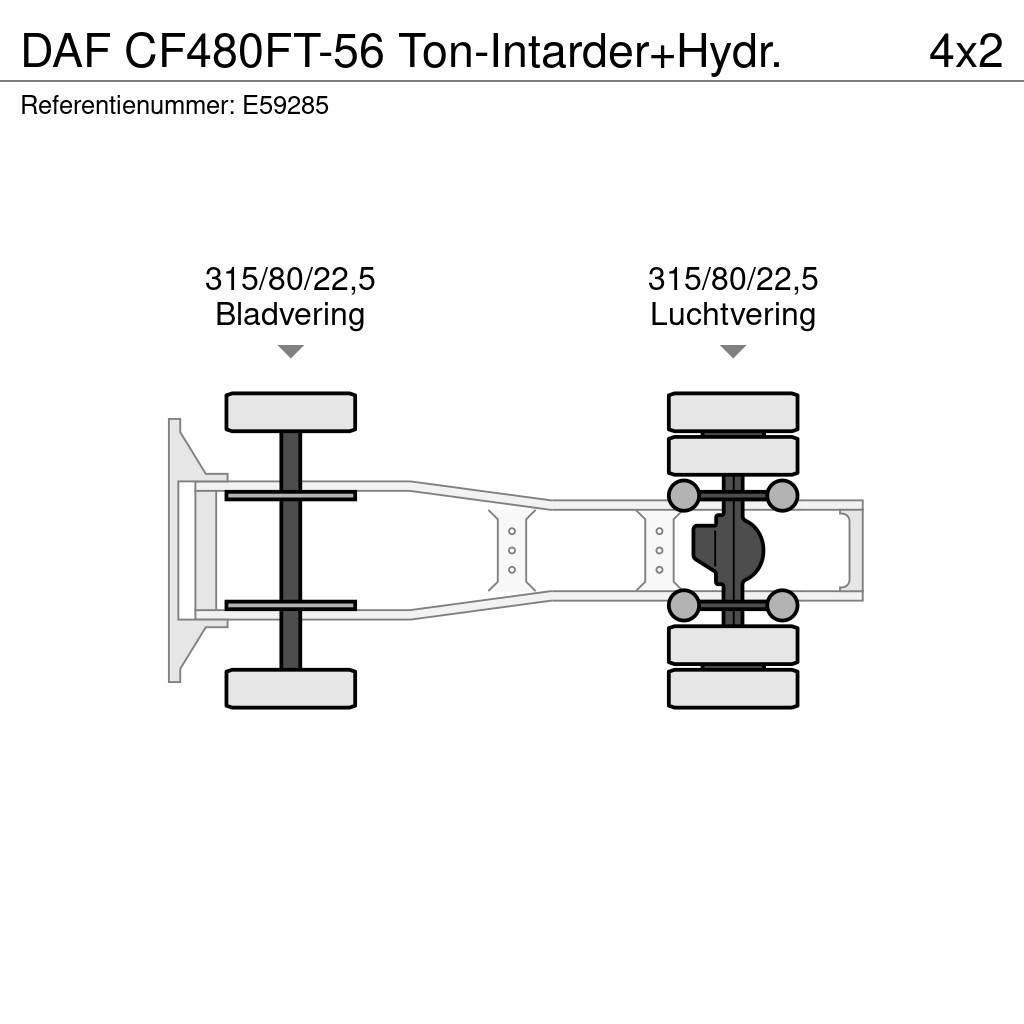 DAF CF480FT-56 Ton-Intarder+Hydr. Trekkers