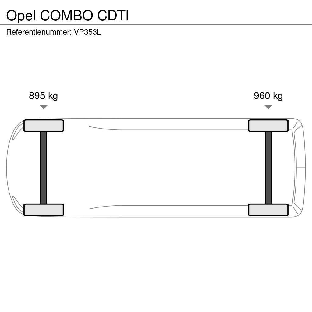 Opel Combo CDTI Gesloten opbouw