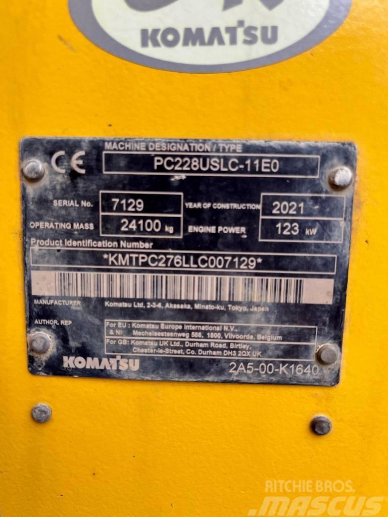 Komatsu PC228USLC-11 Rupsgraafmachines