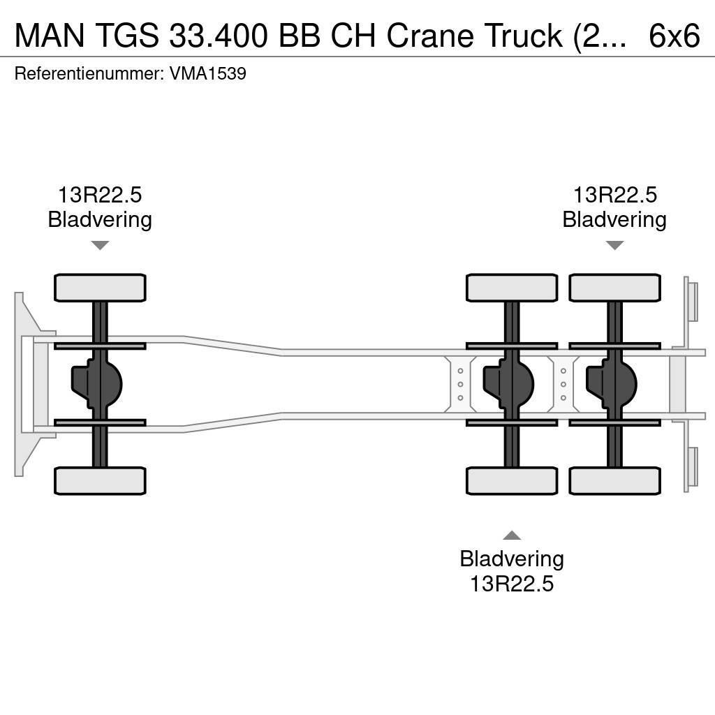 MAN TGS 33.400 BB CH Crane Truck (2 units) Kranen voor alle terreinen