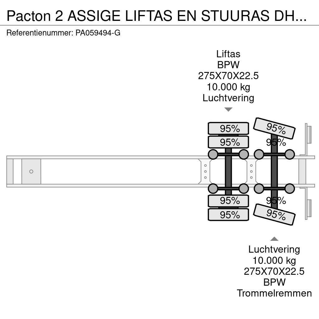 Pacton 2 ASSIGE LIFTAS EN STUURAS DHOLLANDIA 2500 KG Schuifzeilen