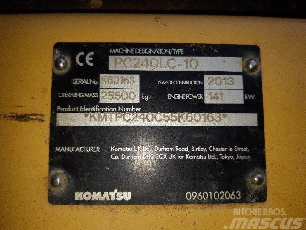 Komatsu PC240LC-10 Rupsgraafmachines