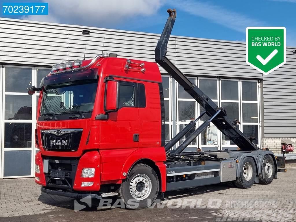 MAN TGX 26.500 6X2 6x2*4 Retarder Navi Meiller RS 21-7 Vrachtwagen met containersysteem