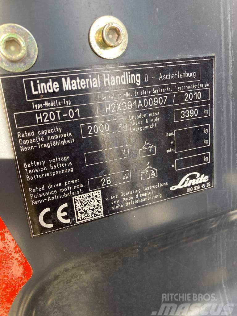 Linde H20T/391 LPG heftrucks