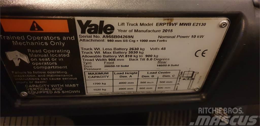 Yale ERP18VF MWB Elektrische heftrucks