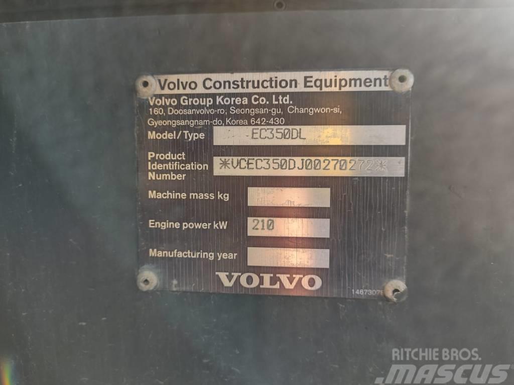 Volvo EC350DL Rupsgraafmachines